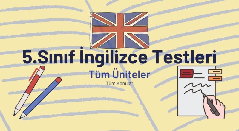 5 sinif ingilizce testi coz