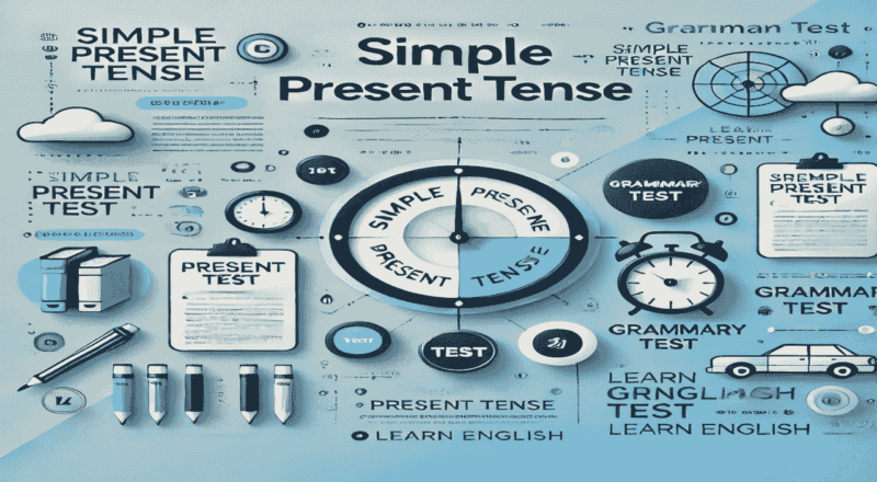 simple present tense test