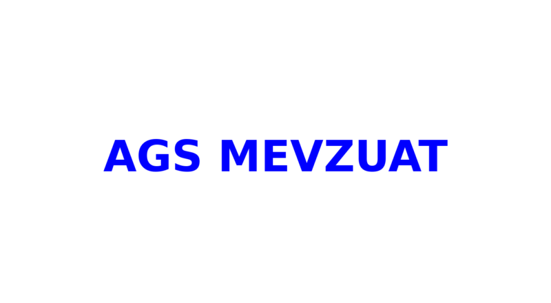 ags mevzuat