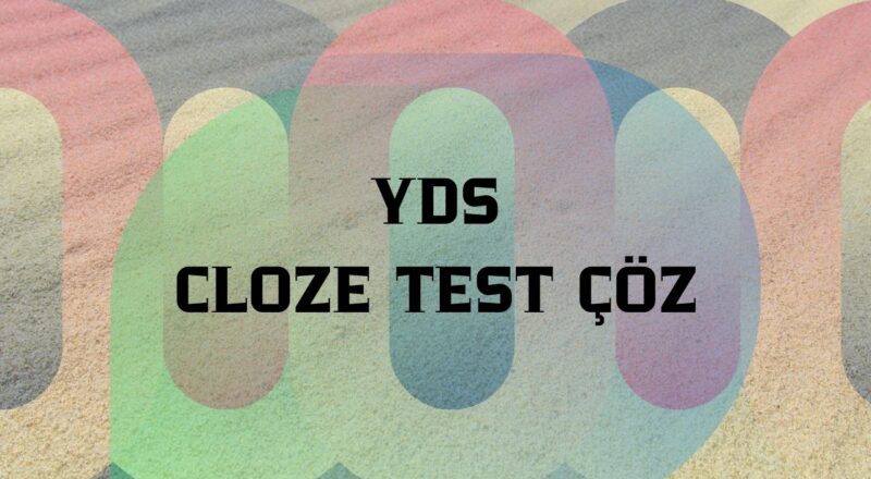 yds cloze test