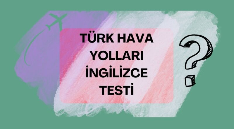 thy ingilizce testi